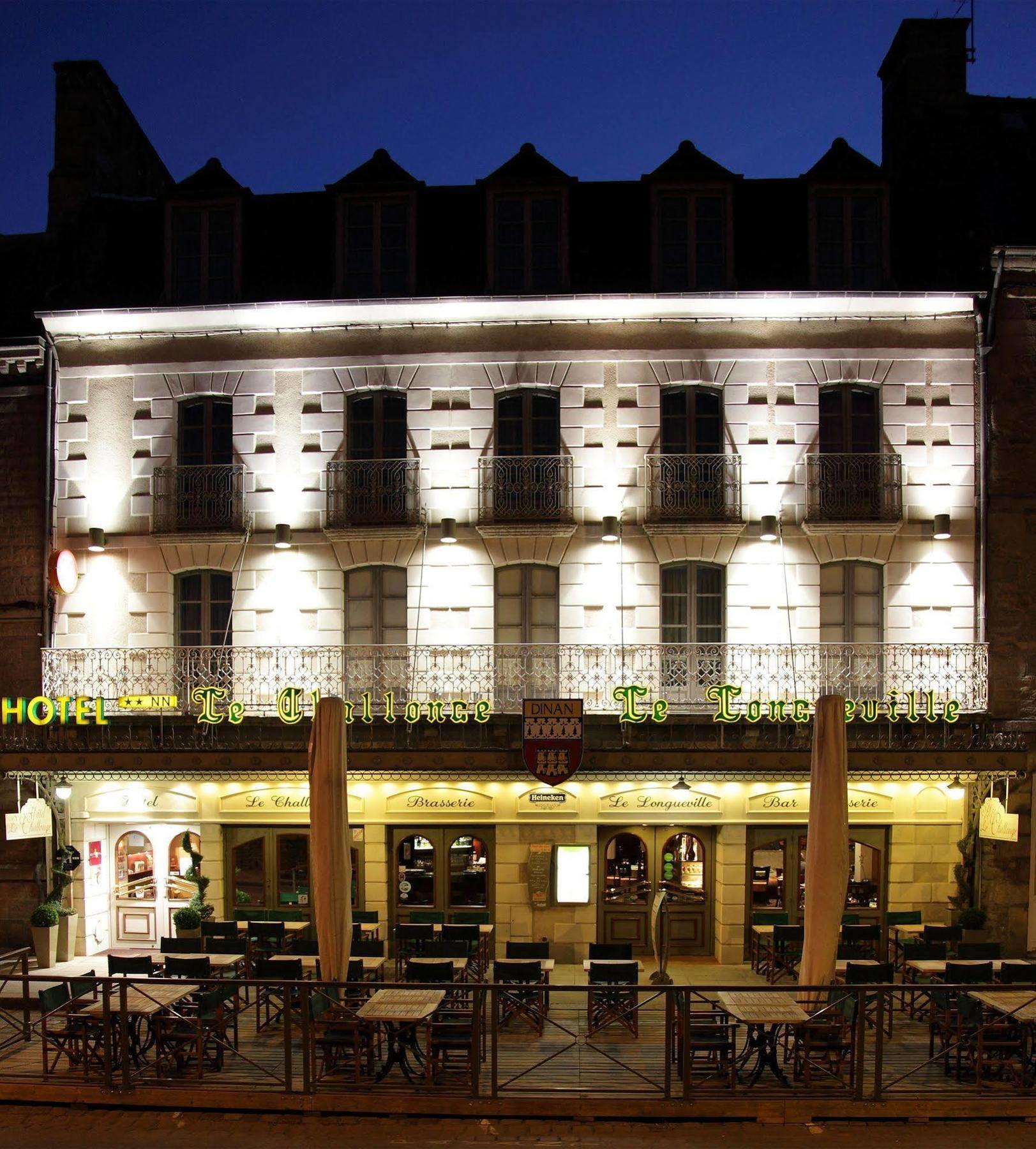 Cit'Hotel Le Challonge Dinan Bagian luar foto